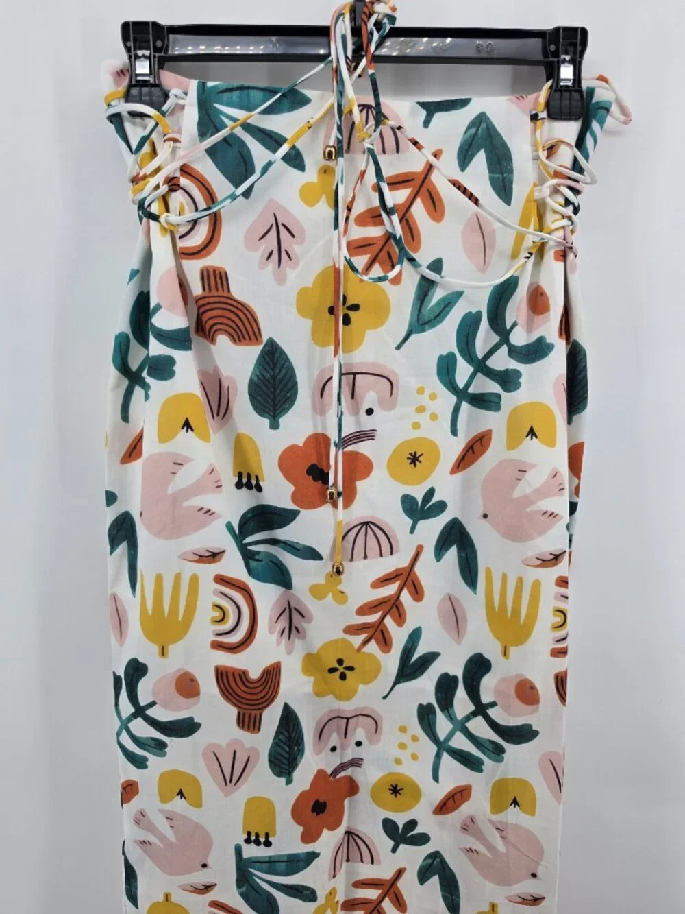 Here Comes the Sun Graziella Floral Crop Top Midi Skirt Matching Set Medium